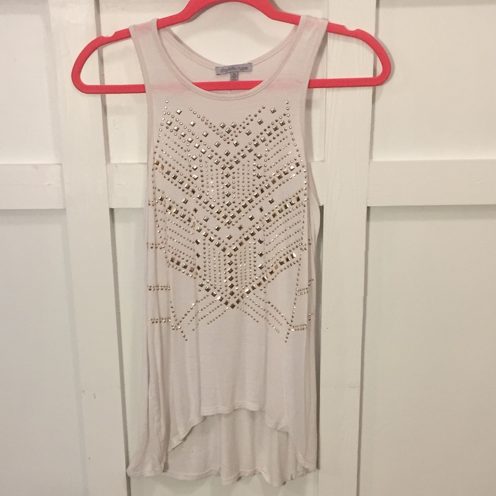 Studded Racer Back Top